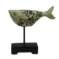 thumbnail image 1 of Artistic Ceramic Table Top Decoration, Green - 13 x 4 x 12, 1 of 1