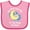 Pink and Fuchsia, variant on Inktastic My Mimi Loves Me to the Moon and Back Boys or Girls Baby Bib