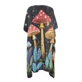 thumbnail image 2 of HELLHERO Polyester Bathing Suit Cover Up for Beach Breathable Free Size Cover Ups for Swimwear Women Fantasy Mushroom Galaxy, 2 of 6
