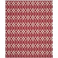 thumbnail image 5 of Contemporary Rug - Cedar Brook Cotton Pile -Coral/Ivory-Color:Coral/Ivory,Design:Contemporary,Shape:Large Rectangle,Size:11'L x 8'W, 5 of 5