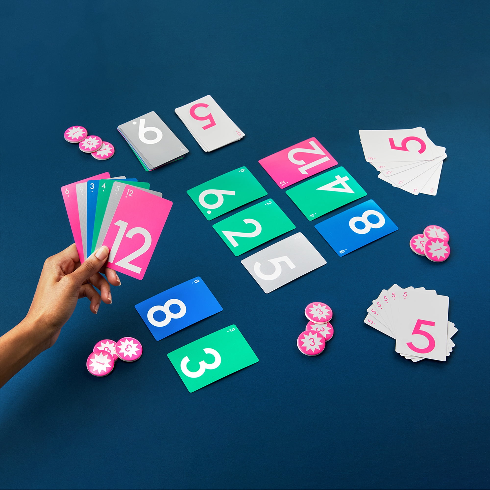 Fives Family Card Game for Ages 8+, from Asmodee