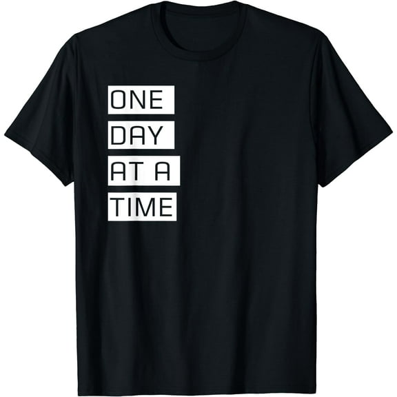 One Day At A Time Sobriety Sober T-Shirt Spiritual T-Shirt