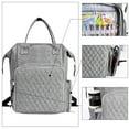 thumbnail image 3 of tredstone Knitting Bag Backpack Knitting Crochet Supply Storage Organizer gray, 3 of 9