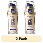 (2 pack) L'Oreal Paris Visible Lift Serum Foundation Makeup, 143 Soft Ivory, 1 fl oz