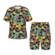 thumbnail image 1 of Balery Angry Shark Pattern Conjunto de Pijama Infantil de Manga Corta con Estampado – Ropa de Dormir de Algodón Suave-Medium, 1 of 6
