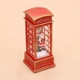thumbnail image 6 of Christmas sale! Christmas Ornament Old Interview Telephone Booth Small Oil Lamp (with 3 LR44 Button Battery) - Tree Suitable For Hanging, 6 of 6