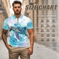 thumbnail image 6 of Aplkyhs Sea Turtle Matching Golf Shirts for Couple Quarter Zip Couple Golf Matching Outfits Breathable Fabric Mens Hawaiian Shirt Keep Cool in Hot Weather Machine Washable, 6 of 6