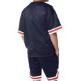 thumbnail image 2 of Ma Croix Mens Mesh Short Sleeve T-Shirt Urban Fashion Hip Hop Crew Neck Tee Sports Activewear, 2 of 5