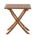 thumbnail image 3 of Telluride 2 Person Teak Folding Patio/Balcony Table - 28", 3 of 5