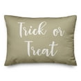 thumbnail image 2 of Creative Products Trick Or Treat in Beige 14 x 20 Spun Poly Pillow, 2 of 3