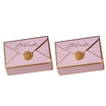 thumbnail image 1 of Injueey Caja de dulces de sobre de 50 piezas, contenedor de bocadillos de Chocolate de estilo europeo, sello de cera de aniversario, caja Almacenamiento y organización del hogar Púrpura, 1 of 6