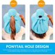 thumbnail image 5 of Womens Sun Hat UV Protection, Foldable Waterproof Wide Brim Bucket Hats with Neck Flap for Summer Beach Fishing Hiking, 5 of 5