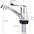 thumbnail image 4 of Grifo monomando de agua fría, lavabo, fregadero, grifo (G1/2) esquí esquí Gafas de esquí, 4 of 5