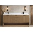 thumbnail image 4 of San Diego 72" Freestanding Bathroom Vanity Oak, 4 of 10
