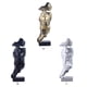 thumbnail image 4 of Bearachild Agregue un toque de elegancia al hogar con Silence Is Gold Estatua de arte abstracto Estilo único Exquisito Decoración del hogar cobreño, 4 of 6