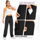 thumbnail image 5 of Pantalones de senderismo Toomett 6608 para mujer, secado rápido, UPF 50+, color negro M, 5 of 9