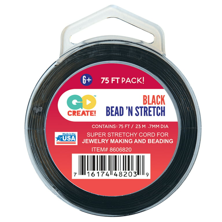 Bead 'N Stretch Black .7mm 3 Pack