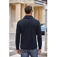 thumbnail image 3 of COOFANDY Men's Shawl Collar Long Sleeve Knitted Pullover Sweater Sweatshirts, 3 of 5