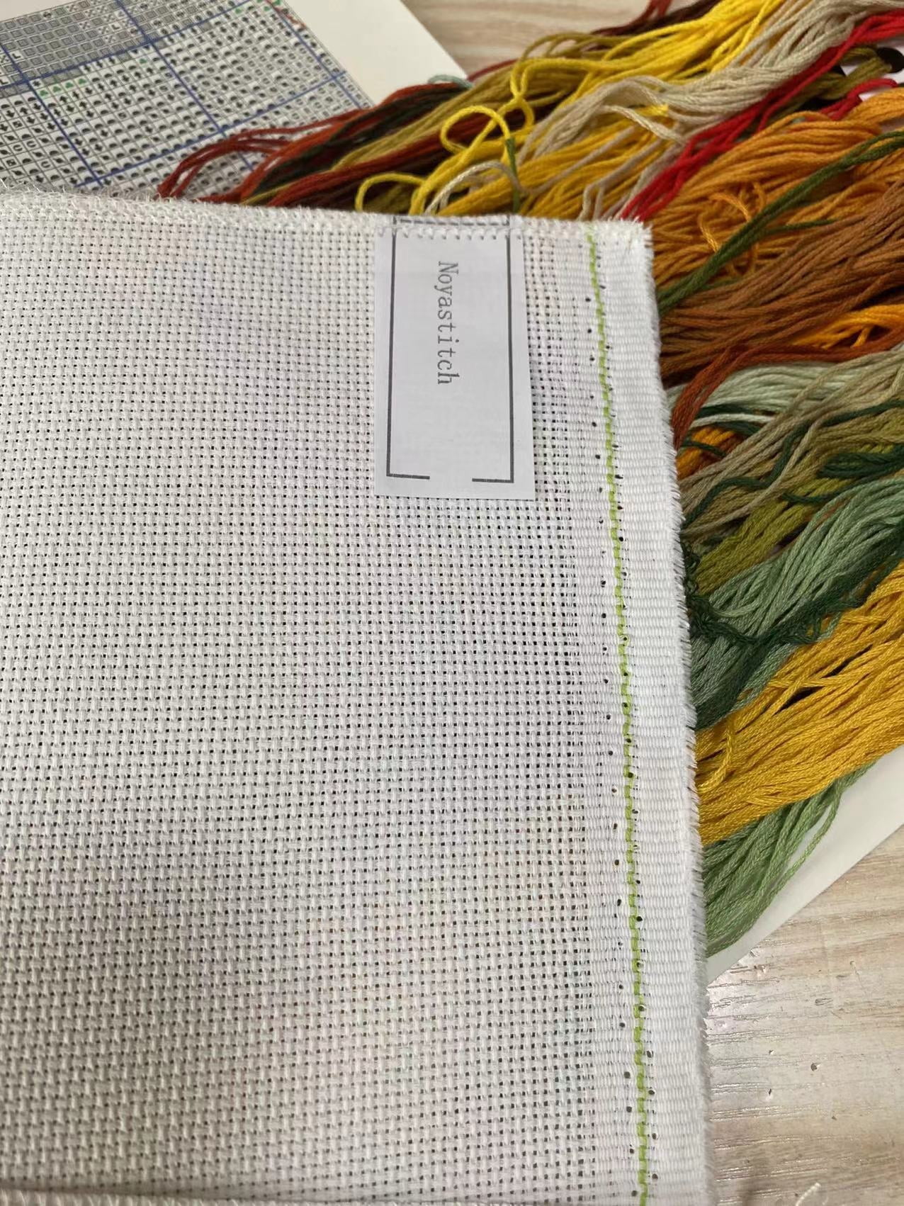 Sunflower Series , 12 Sunflowers of Vincent Van Gogh Cotton Counted Cross Stitch Kits, 150x196 Stitch, 38x45 cm Sampler, DIY Decor,Vincent Van Gogh Sunflower DIY Cotton Cross Stitch kit