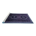 thumbnail image 2 of Ahgly Company Machine Washable Indoor Rectangle Persian Blue Traditional Area Rugs, 4' x 6', 2 of 4