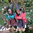 thumbnail image 1 of 12 Inch Halloween Decor Witch Props Laughter Control Horror Hanging Decoration, 1 of 4