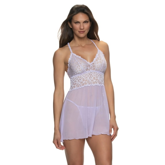 Jezebel by Felina | Renee Lace & Mesh Babydoll | Lingerie