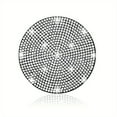 thumbnail image 2 of Universal Bling Rhinestone Cup Holder Mat Shockproof Recessed Drink Pad Auto Interior Accessories, 2 of 4