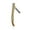 Gold/Clear, variant on Nose Crawler Hugger Bone Stud CZ Paved Surgical Steel 20 Gauge