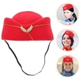 thumbnail image 2 of Band Costume Hat Airplane Anfitrión Hat Histón Sombrero de uniforme de cosplay para decoración, 2 of 5
