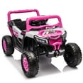 thumbnail image 4 of Ambifirner 12v Kids Ride On Electric Utv W/2.4g Parents Control,Slow Start& Swing Function,Anti-Slip Wheels With Front Shock Absorbers,Led Lights,Built-In Music Player For Kids Gift Aged 3-5, 4 of 9