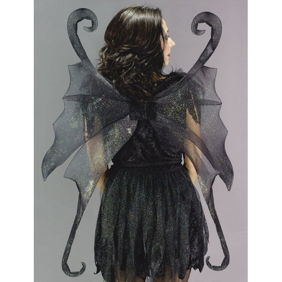 Black Large Fairy Halloween Adult Wings