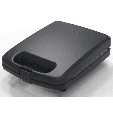 Mainstays 4 Slice Waffle Maker, Removable Plates, Black Matte, Model MS8400778514-1