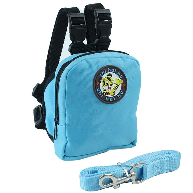 Dog Backpack Harness Decorative Lovely Dog Vest Pet Harness with Pet Leash