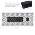 thumbnail image 3 of Disketp Cute Sloth Gaming Mouse Mat Long Extended Mouse Pad Desk Mat Non-Slip Rubber Mice Pads Stitched Edges(315.5 x 16 x 0.12 Inches), 3 of 8