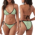 thumbnail image 3 of Fotbe Spring Gnomes Traje de Baño para Mujer de Dos Piezas – Bikini Sexy de Tirantes Tipo Halter con Diseño Triangular, 3 of 6