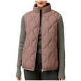thumbnail image 3 of Uootdi Women's Lightweight Down Vest Puffer Sleeveless Jacket Stand Collar Zipper Warm Winter Outerwear with Pockets, 3 of 7