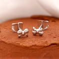 thumbnail image 6 of Meera Jewels 925 Sterling Silver Pretty Bow Stud Earrings | Tiny Cute Ribbon Earrings | Small Dainty Studs Girly Gift Jewelry | Minimal Bow Knot Earrings, 6 of 7