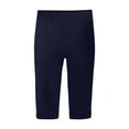 thumbnail image 2 of Made in USA Baby Ruffle Butt Cotton Legging | Navy, 2 of 3