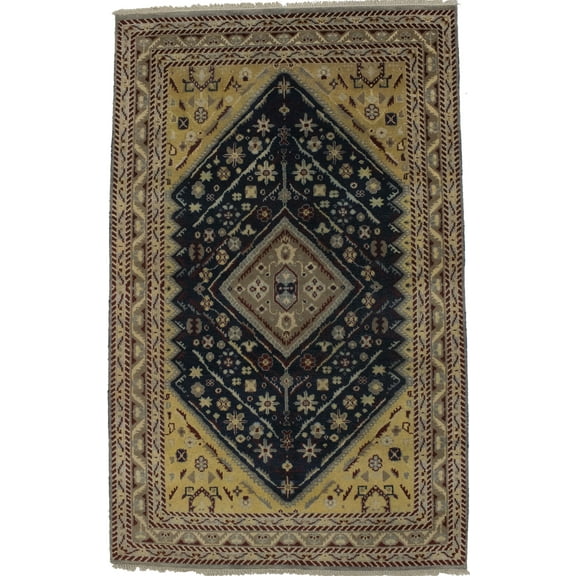 Hale Navy Indo 5X8 Oriental Area Rug Carpet
