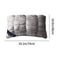 thumbnail image 3 of Xecvkr Velvet Twirl Pillow Core Washable Three Dimensional All Purpose Design Breathable Soft Support for Neck Shoulders Home Bed 18.89x29.13inch 1 Piece, 3 of 6
