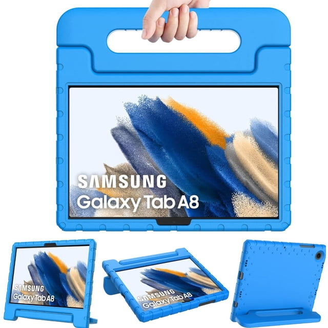 Funda para Galaxy Tab A8 10.5 X200 agarradera Azul