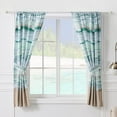 thumbnail image 2 of Greenland Home Maui Curtain Panels, 63-inch L, (Set of 2), Blue Blue 63-inch L, 2 of 3