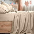 thumbnail image 5 of Utopia Bedding Solid Set of 8 Bed Sheets Set For Adults - Microfiber, Fade Resistant (King, Beige), 5 of 6