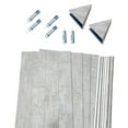 thumbnail image 2 of Palisade 78in x 60in x 30in Waterproof Vinyl Shower Surround Kit with Accessories in Urban Coast, 2 of 8