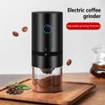 thumbnail image 2 of Portable Electric Coffee Grinder USB Rechargeable Large Capacity Adjustable Coarseness Coffee Bean Grinder Black, 2 of 5