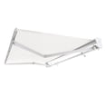 thumbnail image 5 of Awntech 10 Ft Destin Manual Heavy Duty Patio Retractable Awning with Protective Hood (120in x 10.38in x 96in), White, 5 of 8