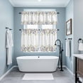 thumbnail image 3 of Purple Lavender Kitchen Curtains Sets for Windows 24 Inch Length, Spring Pastoral Wildflowers Botanical Rod Pocket Window Treatments Tier Curtains and Valances Set for Bedroom/Bathroom, 3 of 8