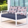 thumbnail image 4 of Aoodor Loveseat Cushions Set 46.5"x24.4"x3.9" Deep Seating Bench Chair Cushions with Back Pillows, Seat Cushion, and Dust Jacket for Indoor and Outdoor  - 3 Piece Set, 4 of 7