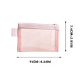 thumbnail image 3 of 10Pcs Small Transparent Mesh Storage Bag, SSZMDLB Transparent Mesh Storage Bag, 3D Portable Organizer with Zipper, Small Multifunctional Storage Pouch for Cosmetics, Jewelry, Stationery, Travel, 3 of 6