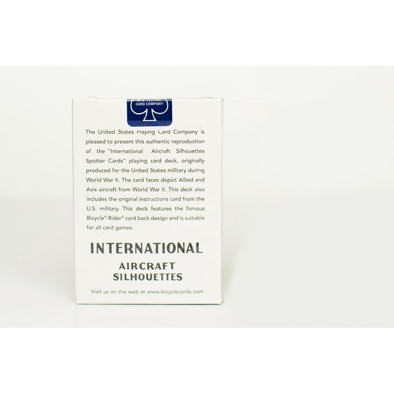 Spotter Cards Authentic Reissue WW II Bicycle Brand Blue MIS 0103B